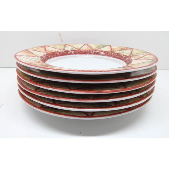 Dansk Travatine Rust Set Of 6 Discontinued Vintage 7 1/4" Bread Plates   1997 - Picture 9 of 10
